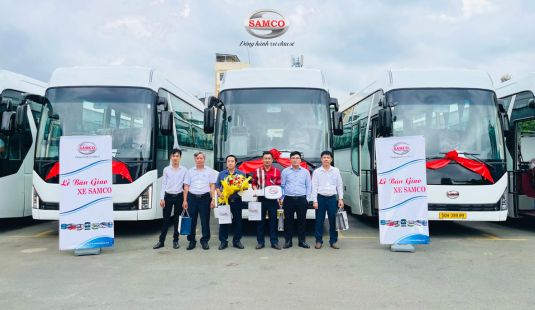 Samco bàn giao lô xe khách SAMCO WENDA SD.47 cho Công ty Cổ phần Xe khách Sài Gòn