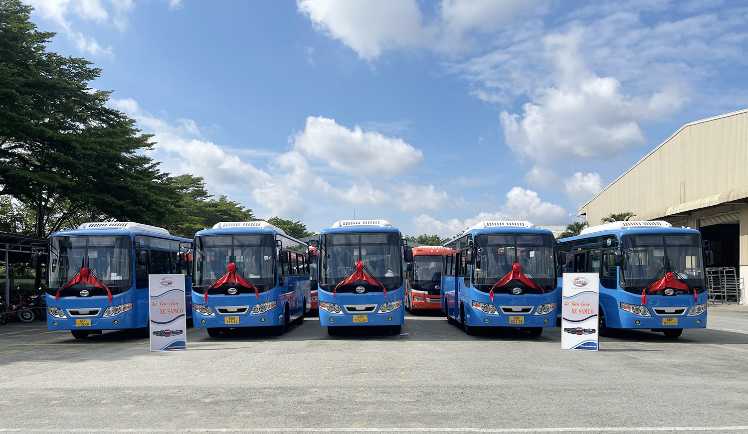 Lô xe buýt Samco City I.40 chỗ cho Công ty VT Vĩnh Phú