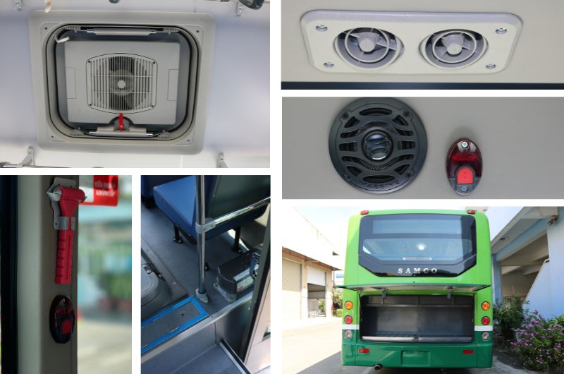 Tiện ích giải trí xe buýt Samco City I.51